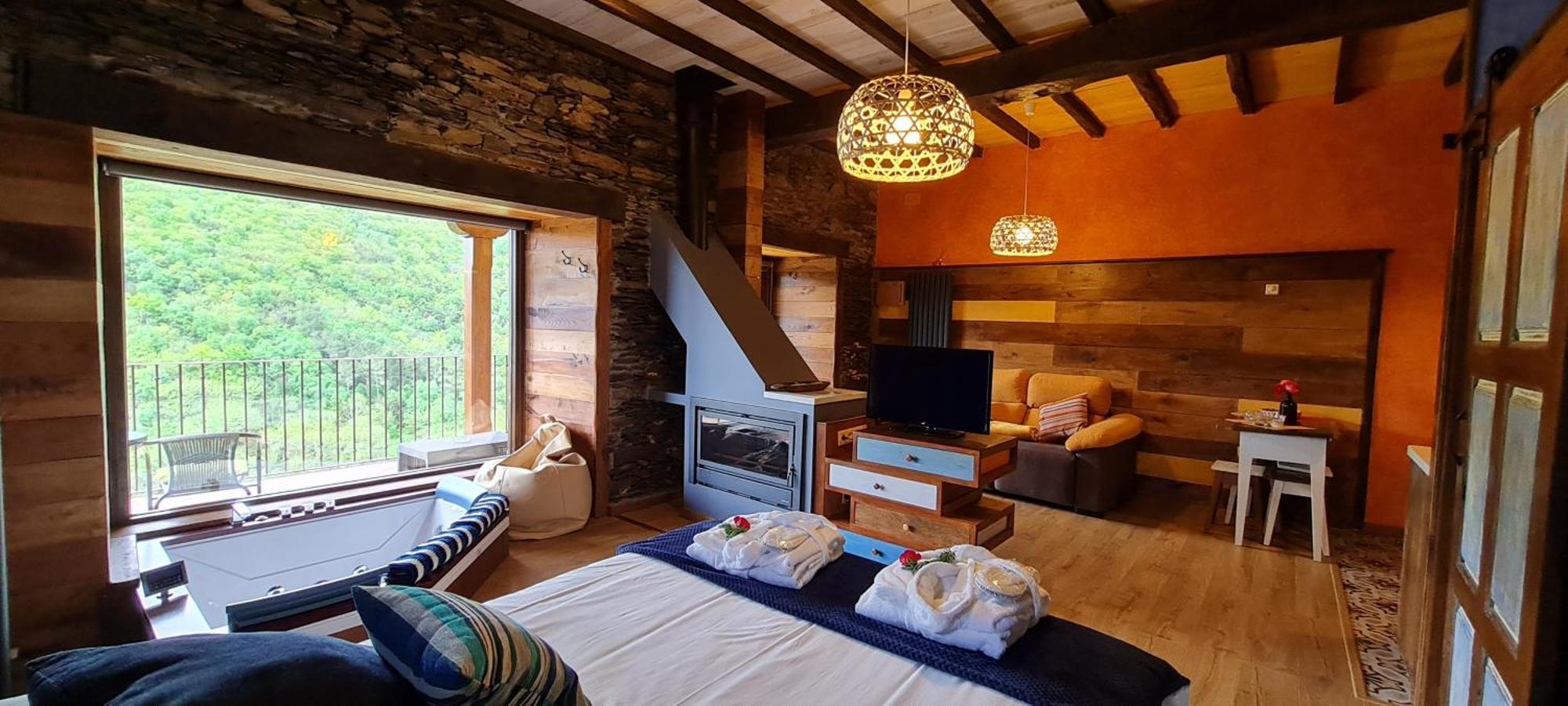 Apartamentos Rurales El Bosque De Las Vinas Boal Buitenkant foto